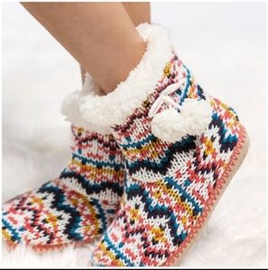 Hand Knit Alpine Slipper boots